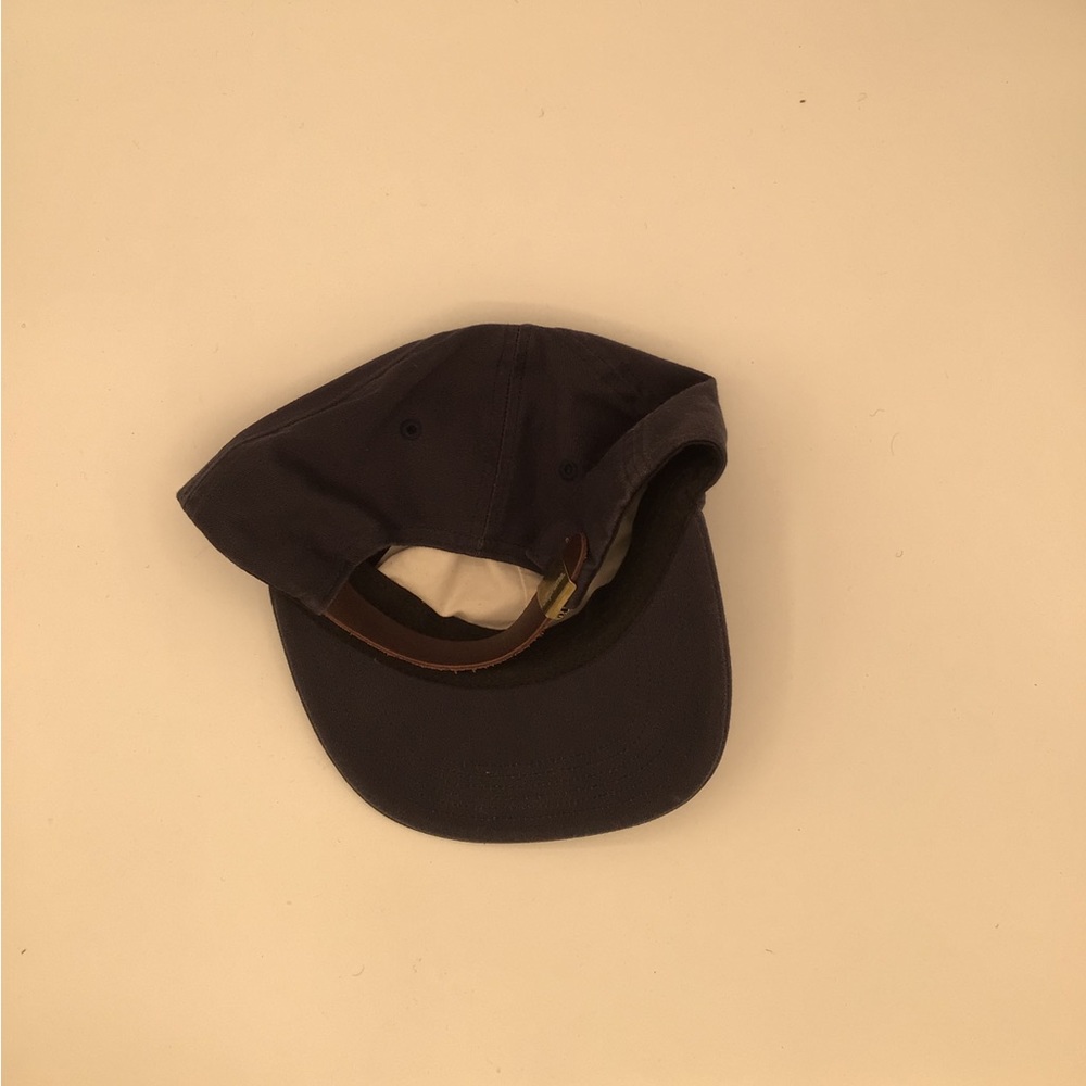 Supreme Side Rubber Patch Camp Cap Navy - image 3